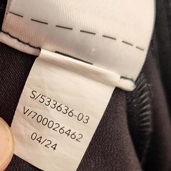 Athleta Endless High Rise Pants Womens 6 Black Straight Leg Pull On - Picture 4 of 7